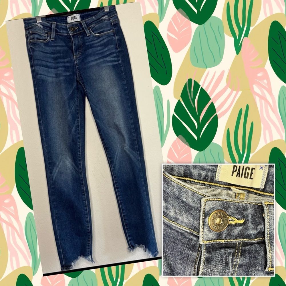 PAIGE Verdugo Ankle Skinny Jeans 🌺 EUC 🌺SIZE 25